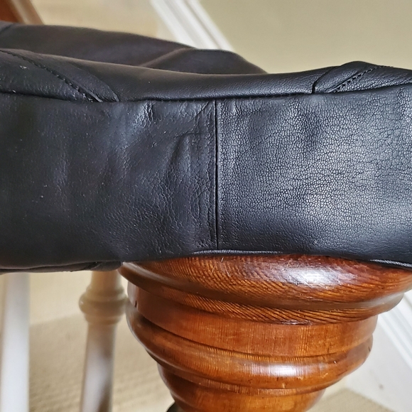 Sigrid Olsen Black soft leather Hobo Bag - Picture 8 of 11